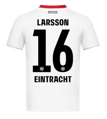 Eintracht Frankfurt Hugo Larsson #16 Replika Bortatröja 2025-26 Kortärmad Eintracht Frankfurt Hugo Larsson #16 Replika Bortatröja 2025-26 Kortärmad